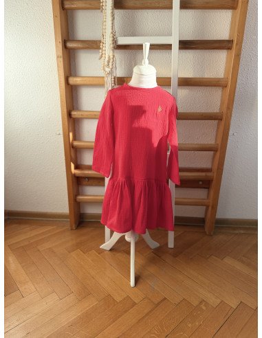 Rochiță muselină roșie