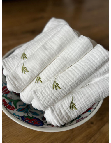 Prosop din muselină triplustrat 40x40 cm –...