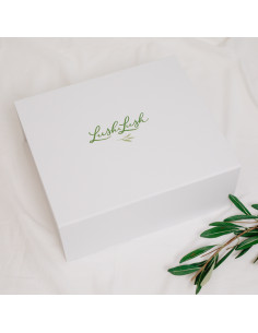 Trusou pentru botez din muselină albă cu volane și pânză de mir din bumbac 2