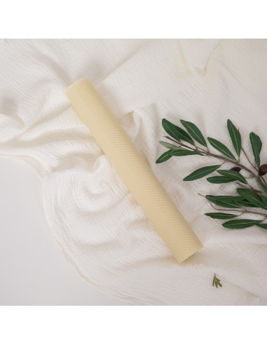 Trusou pentru botez cu păturică din muselină cu...