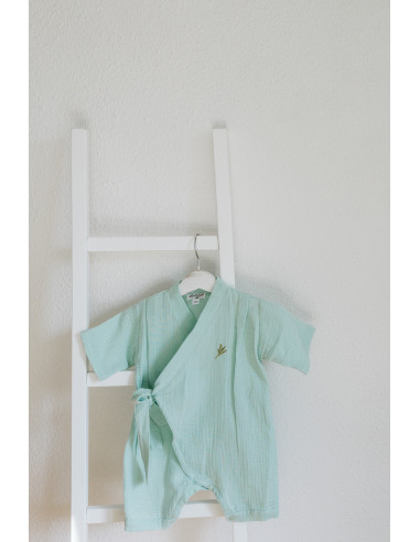 kimono  salopetă muselină