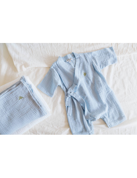 kimono  salopetă muselină